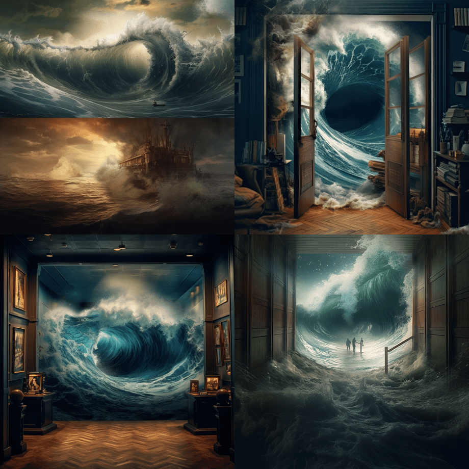 乔纳森c的海洋壁纸国王潮汐和风暴，以现实
