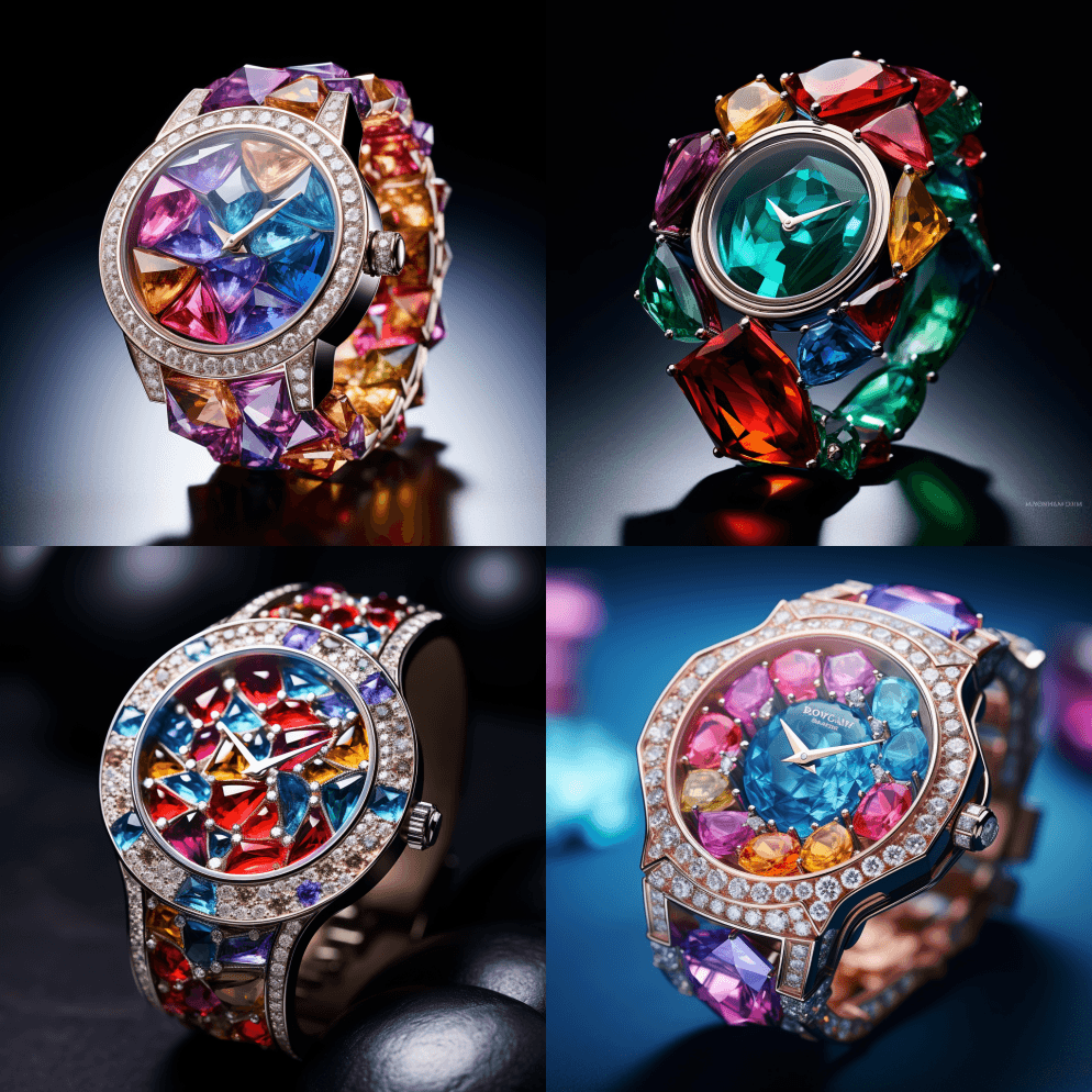 灵感来自宝石、石头和形状的施华洛世奇手表